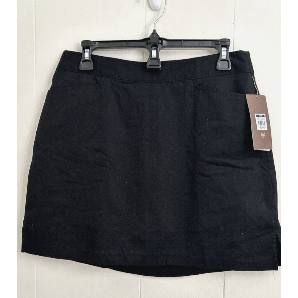 Lady Hogan Skort Womens Black Activewear Skirt Sports Skort Stretch NWT  Size 6